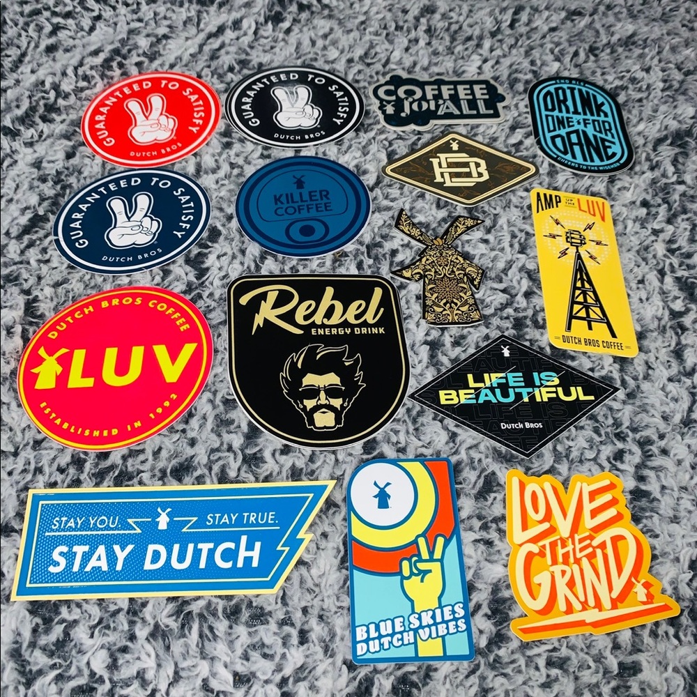 dutch bros stickers